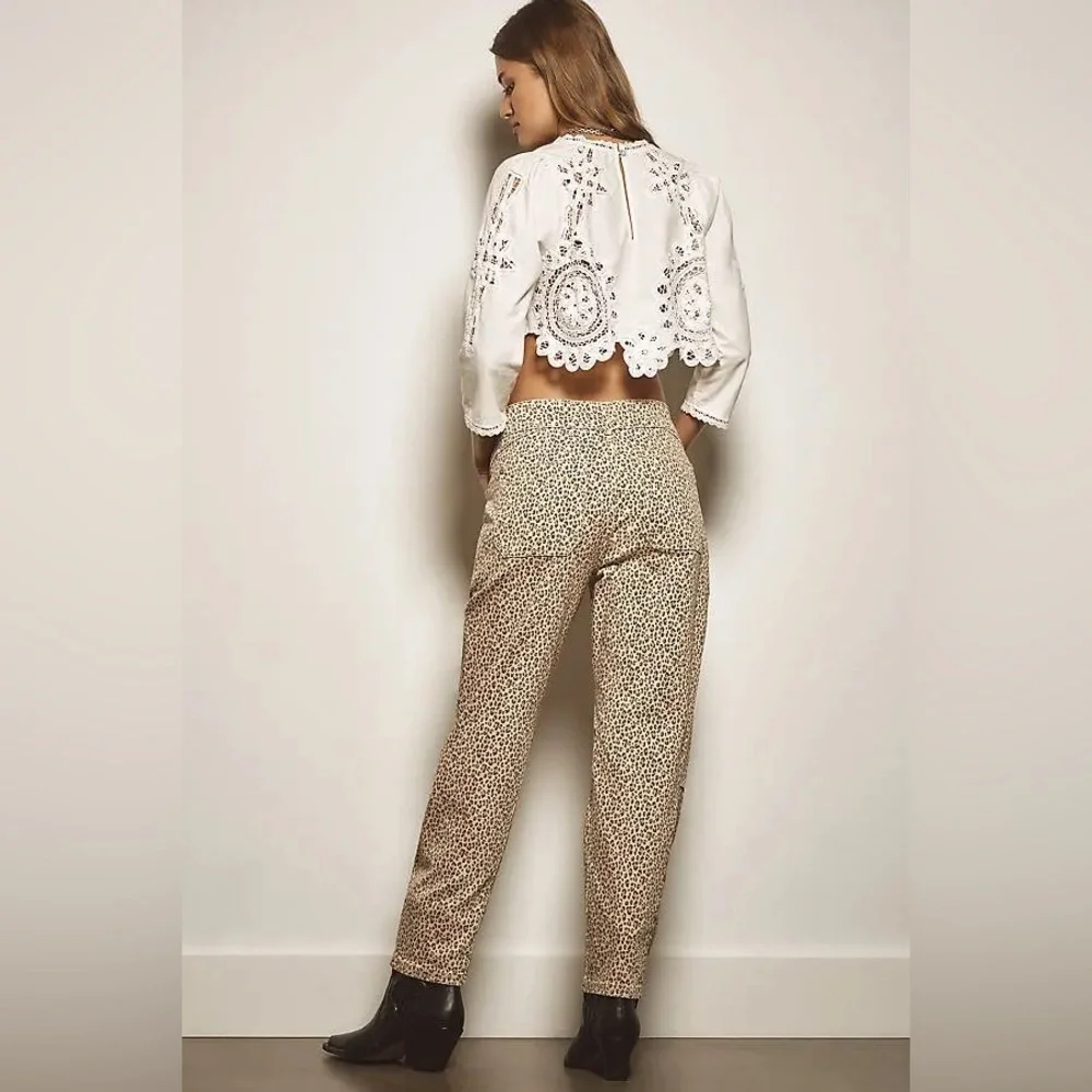 PILCRO  The Wanderer Mid-Rise Relaxed-Leg Jeans - size 27 tall